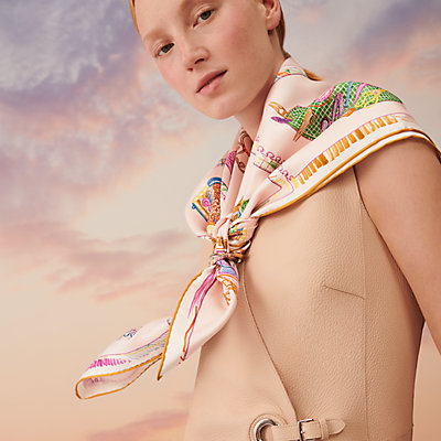 スカーフリング 90 《シェーヌ・ダンクル・ペルフォレ》 | Hermès 